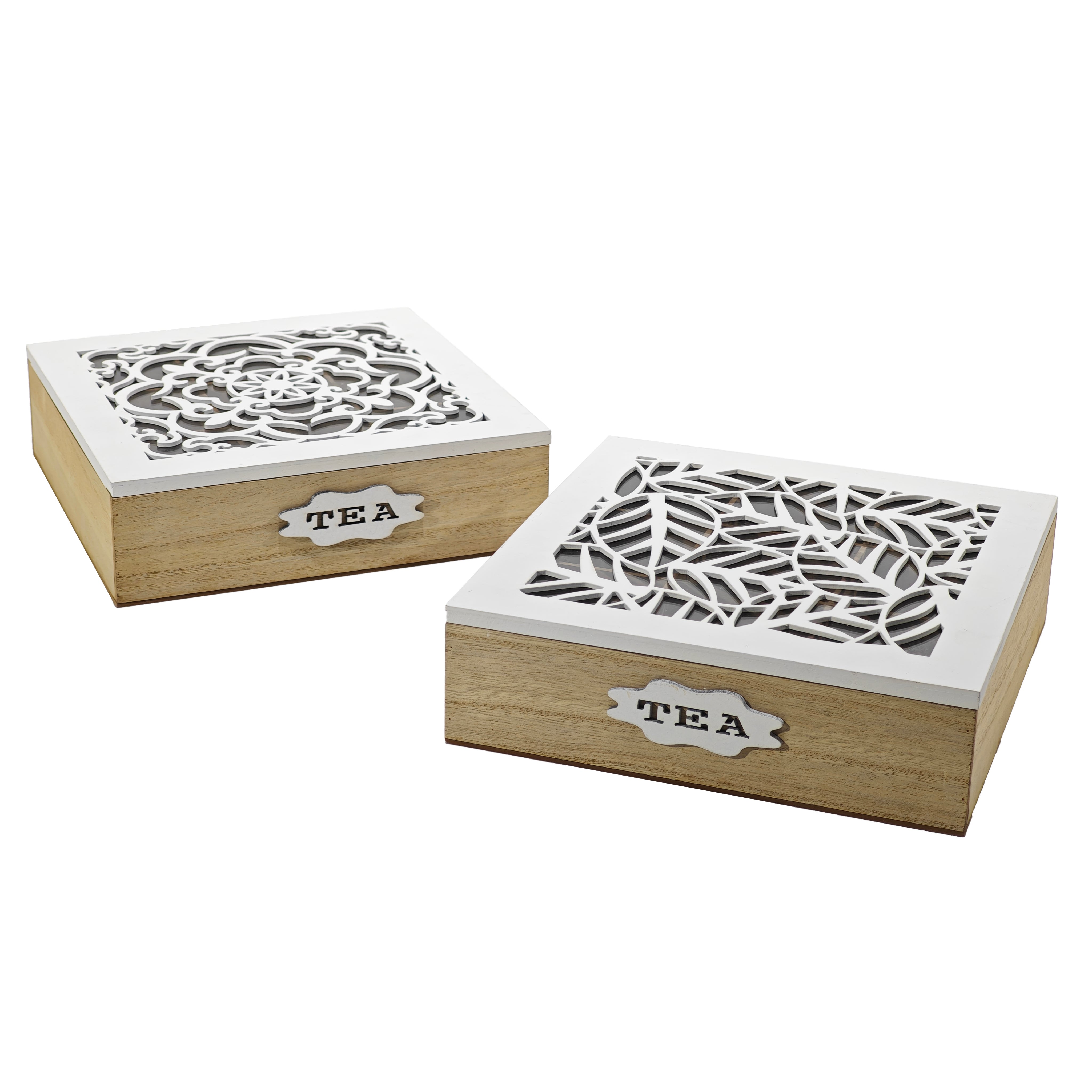 GUSTO CASA - Porta tisane 9 scomparti - h7x24x24 cm